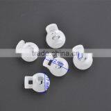 Transparent Plastic Round Ball Cord Lock End Toggles Spring Clip Stoppers for 6-7mm Bungee Shock Cord HLD/K-003 thumbnail-3