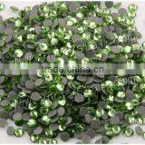 2058HF 1440pcs SS10 Peridot Glue Base Flatback Strass Crystal Hot Fix Iron on Rhinestones thumbnail-2