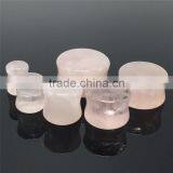 Bulk Rose Quartz High Polished Organic Stone Ear Expander Stone Ear Stretcher thumbnail-5