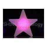 Durable Pink ED Mood Lighting LED Table / Desk Lamp Rechargeable Light Up Stars