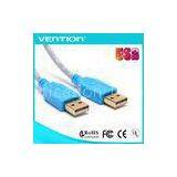 A Male to A Male USB 2.0 Exension Cable / Charging Data Cable for Samsung Cell Phone thumbnail-1