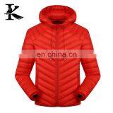 Apparel Red Sport Down Coat Fabric Ultralight Mens Down Jacket for Winters thumbnail-1