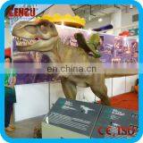 Kids amusement park animatronic dinosaur kiddie ride