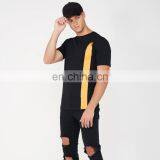 Running Organic Oversize Long Black Couple Raglan Sport Bamboo Rounded Hem Dri Fit Cotton Cheap Blank Custom Men t Shirt thumbnail-5