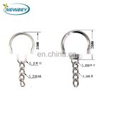Decorative key ring parts keychain wth links for wholesale