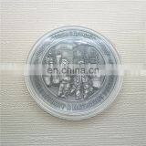 Cheap Custom Antique Nickel Plating Dubai Police Souvenir Old Metal Coin With Acrylic Box thumbnail-3