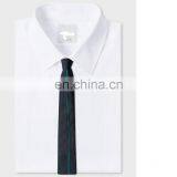 Men's Black Floral Embroidery Narrow Silk Tie thumbnail-2