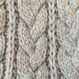 Joy Fashion Scarf Supplier Custom Long Acrylic Cable Knit Scarf With String thumbnail-2