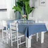 High Quality Simple Solid Color Cotton Linen Table Cloth For Dining Room Living Room Picnic Party thumbnail-7