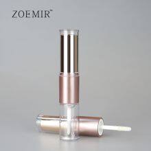 Rose Gold Transparent Empty Double Tube Lip Gloss Tube thumbnail-3