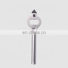 Factory Direct Vintage Metal Handle Automatic Bulk Promotional Items Silver Plated Stainless Steel Beer Can Bottle Wall Opener