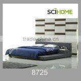 Modern Bedroom Furniture Fabric Bed Set thumbnail-1