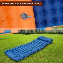 Personalized Outdoor Sleeping Nylon Dirt Free Foldable Bed Floor Inflatable Camping Mat thumbnail-5