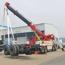 40 Ton Heavy Duty Wrecker Tow Trucks for Sale 50 Ton Rotator Boom Crane Wrecker Truck thumbnail-2