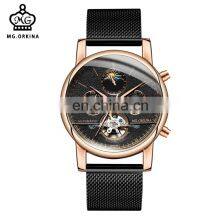 MG.ORKINA MG088 Online Selling Men Fashionable Watch Analog Display Moon Phase Automatic Mechanical Oem Watches thumbnail-5
