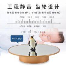 Electric Rotating Plastic Turntable Display Stand for Jewelry Watch Phone Decorations Store Desk Photography 25cm thumbnail-3