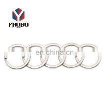 Fashion High Quality Metal Flat Stainless Steel Split O Ring Wholesale For Purse thumbnail-3