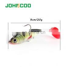 JOHNCOO 90mm 20g Pesca Soft Bait Fishing Lure Soft Lead Fish Lures thumbnail-2