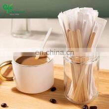 Yada China Wood Custom High Quality Individually Wrapped Disposable Stick Wooden Coffee Stirrers thumbnail-1