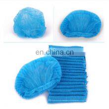 Good Price PP Bouffant Cap Non Woven Fabric Disposable Clip Cap Head Cover Mob Cap for Nurse Food Industry thumbnail-1