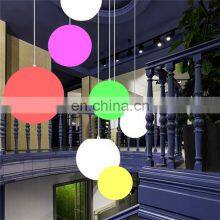 Battery Operated Led Ball Hanging Light PE Plastic Material Solar Indoor Outdoor Garden Led Ball Sphere Globe Sphere Light Lamp thumbnail-2