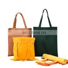 Bolsas De Tela Ecologica Grocery Reusable Foldable Shop Bag Handbag Canvas Tote Bag for Shop With Logo