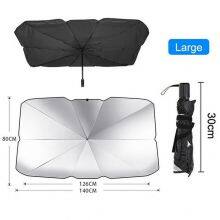 Car Windshield Sun Shade Umbrella Foldable Sun Shade Car Sun Visor Protector Reflector thumbnail-5