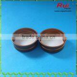 Golden Screw Aluminum Cap With Logo Embossing.Engrave Logo Aluminum Screw Cap thumbnail-2