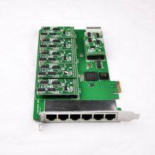 Newest 24 Ports Asterisk Fxo Fxs Card,ippbx Pci Card, Asterisk PCIe Card thumbnail-3