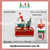 Wooden Ornament of Wooden Christmas Music Box thumbnail-5