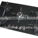 5 Burner Glasstop Built-in Gas Hobs Gas Stove