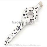 Floral Pink Color Wide Grip Ladies Eyebrow Eyebrow Plucking Tweezers thumbnail-2