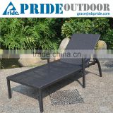 Folded In Half Comfortable Leisure Rattan Chaise Classic Chaise Outdoor Swing Lounge