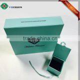 Light Green Cardboard Jewelry Box Custom With Ribbon Closure thumbnail-3