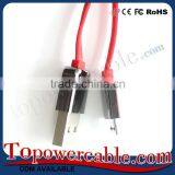 Tangle-free 1/2/3M Easy Transfer Flat USB Data Cable For Android Mobile Phone thumbnail-4