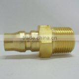 Brass NITTO Pneumatic Quick Plug With Male Thread