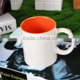 Latest Hot Sale 11 oz Sublimation Ceramic Inner Color White Coffee Mug thumbnail-2