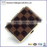 High Quality Men Automatic Leather Cigarette Display Case