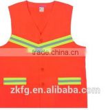 high visibility ANSI/ISEA 107 reflective vest with reflective tapes