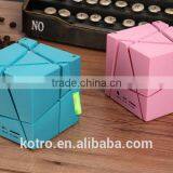 Unique Promotional Gift Qnoe AUX 2 Bass Speaker TF Card FM Radio MIC Handsfree LED Speaker 3W Square LED Bluetooth Speaker thumbnail-2