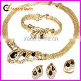 2012 18K gold plated gift jewelry set