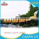Mini Roller Coaster Dragon Train ! Mini Roller Coaster Slide Dragon Train Set Amusement Electric Train thumbnail-1