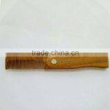 Popular Foldable Personalized Hair Comb Wooden thumbnail-3