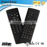 6 Gyroscope Remote Controller Wireless Air Mouse With QWERTY Keyboard thumbnail-2