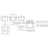 Black 3-way Rocker Switch T85 thumbnail-2