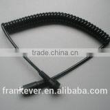 Flexible Electric Spiral Cable With Female Connector,electric Wire and Cable