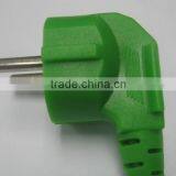 European Standard 16A 250V Angled Type Green NEMKO Plug thumbnail-1