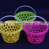 Plastic Storage Basket/basket/Handle Basket/Mini Baskets/Sundries Basket/Round Basket/small Basket/kid Basket/Single Handle