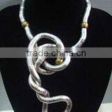 8.5mm Thick Steel Snake Necklace thumbnail-1