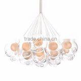 7.12-9 Glass Glass Ball Bubble G9 Round Pendant Chandelier LIGHT